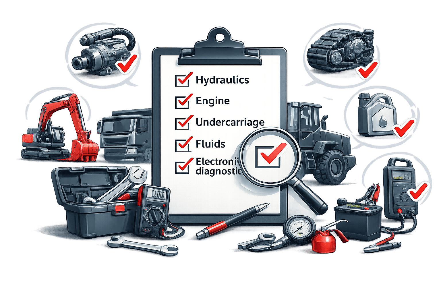 Что нужно проверять при покупке б/у спецтехники