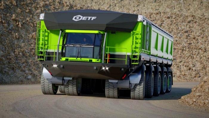 Самый грузоподъемный грузовик в мире  – ETF MT-240