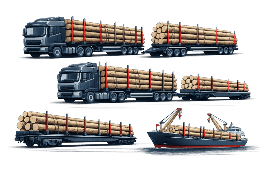Модели лесовозов