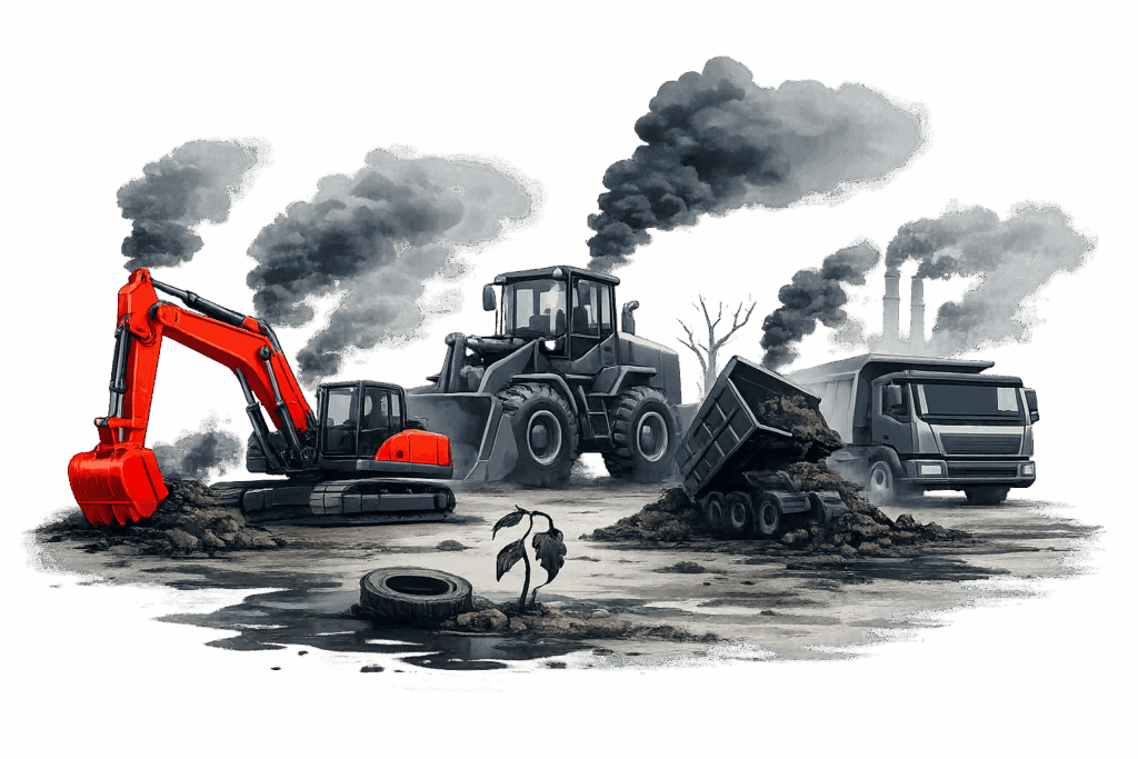 Негативное воздействие спецехники на экологию