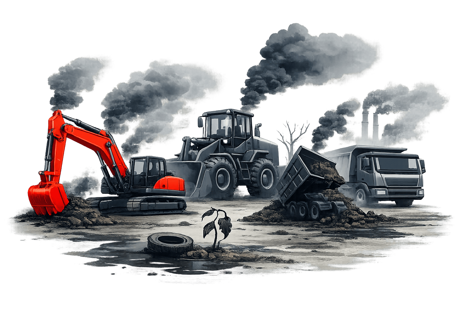 Негативное воздействие спецехники на экологию