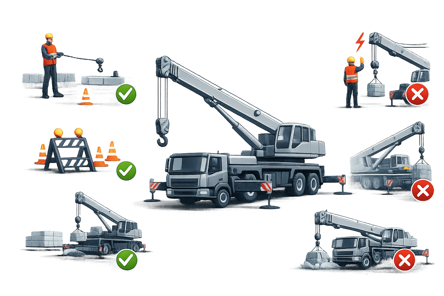 Правила безопасности при эксплуатации автокранов