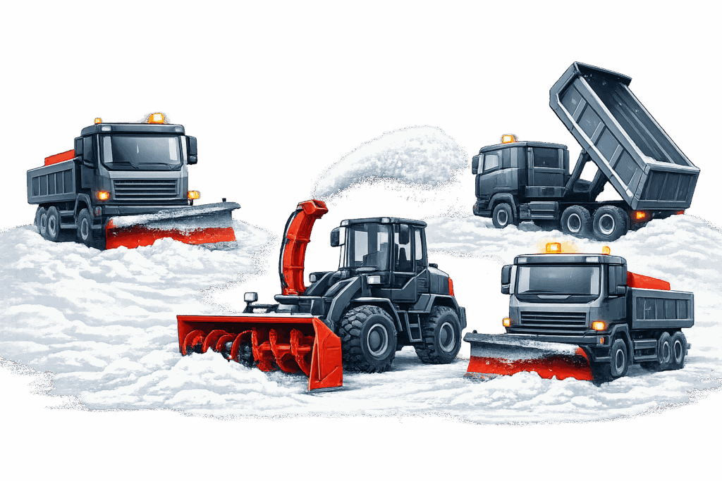 Как выбрать спецтехнику для уборки снега
