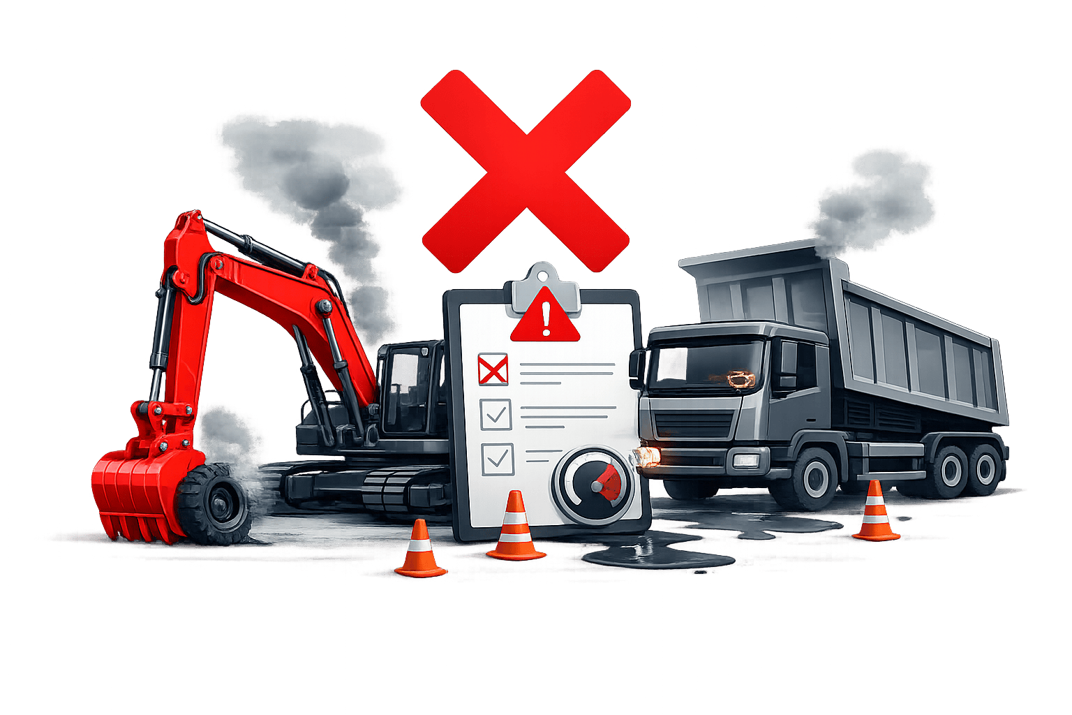 Причины, по которым спецтехника не проходит техосмотр