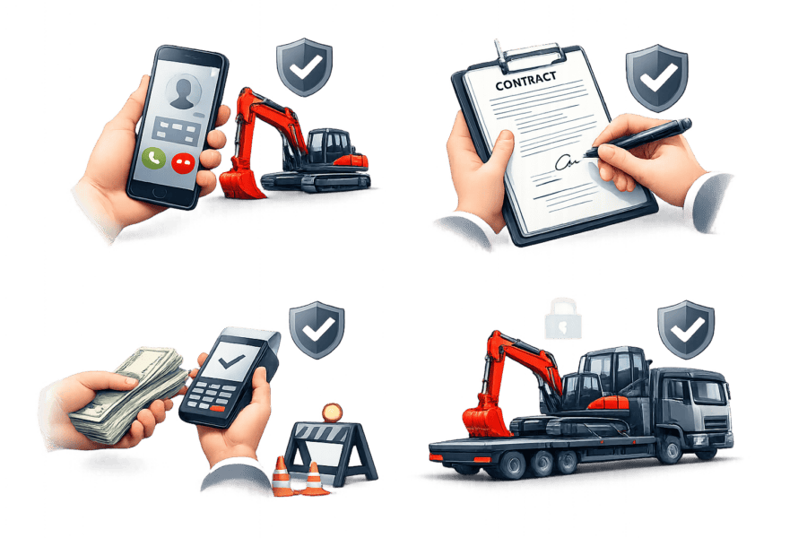 Этапы безопасной продажи спецтехники