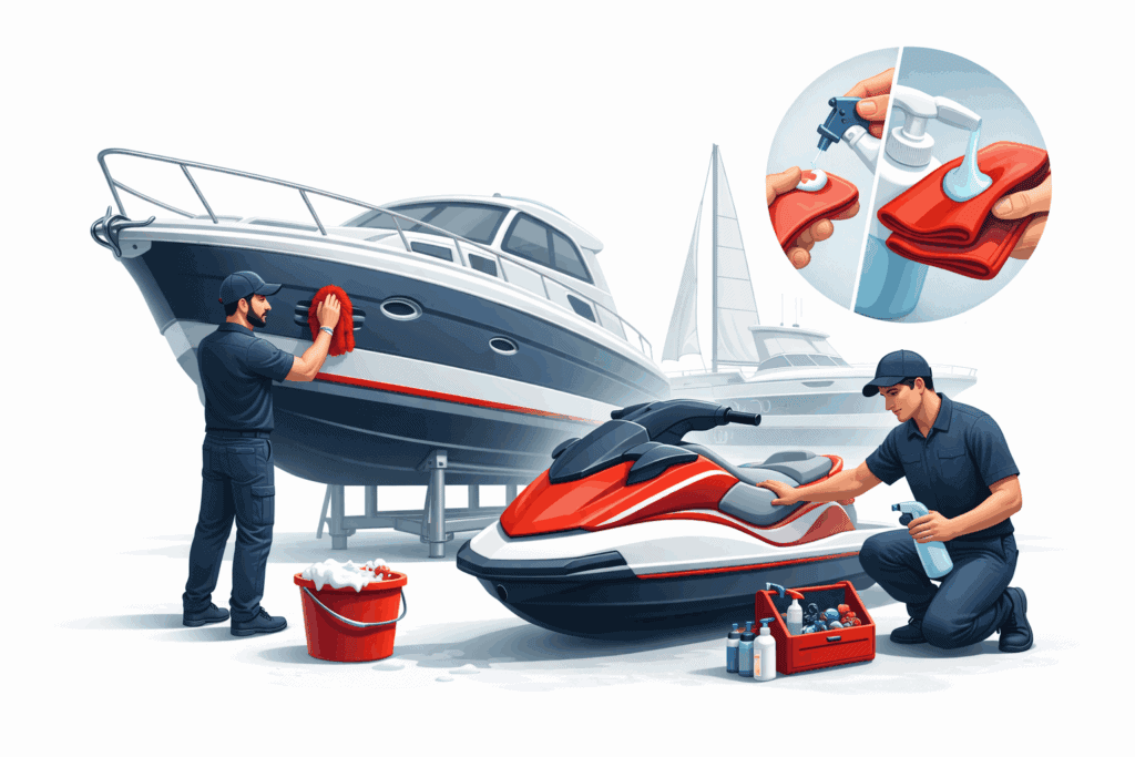 Подготовка водной техники к продаже