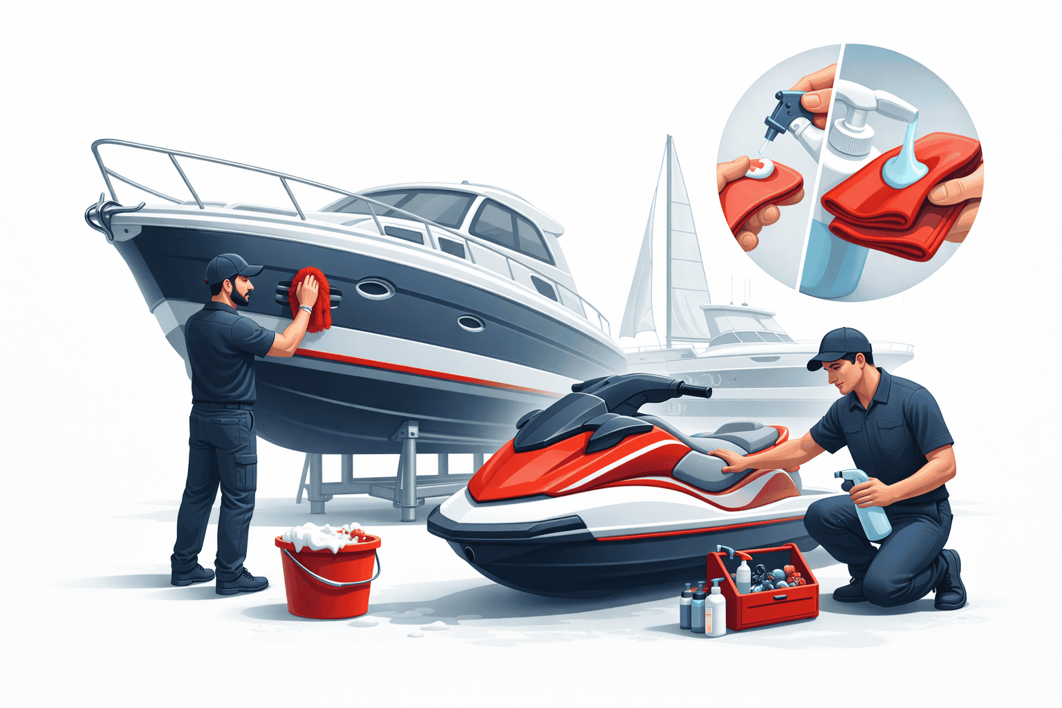 Подготовка водной техники к продаже