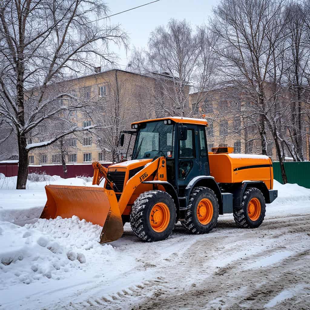 Коммунальная техника зимой